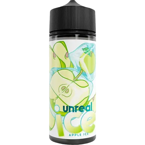 Unreal Ice 100ml Shortfill Vape Juice Apple Ice