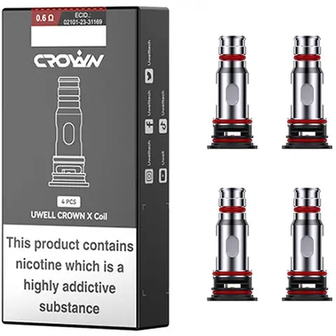Uwell Crown X Replacement Coils 0.6ohm