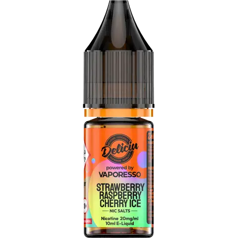 Vaporesso Deliciu V2 Nic Salt Strawberry Raspberry Cherry Ice 20mg