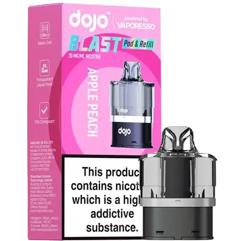Vaporesso Dojo Blast 6000 Replacement Pod Apple Peach