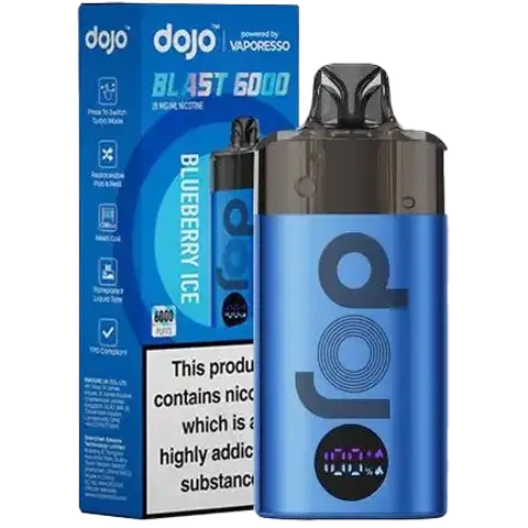 Vaporesso Dojo Blast 6000 Pod Vape Kit Blueberry Ice