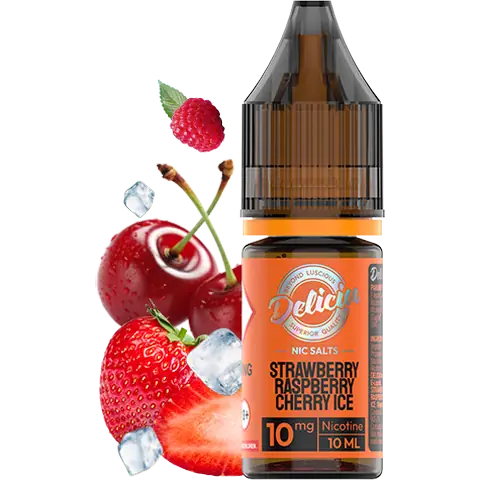 Vaporesso Deliciu Bar Juice Nic Salt Strawberry Raspberry Cherry Ice