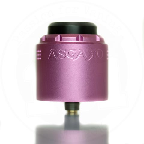 Asgard 30mm RDA by Vaperz Cloud Breast Cancer Pink (Aluminium Top Cap)