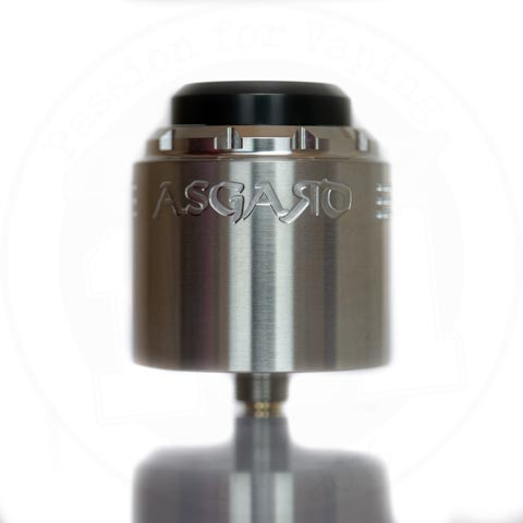 Asgard 30mm RDA by Vaperz Cloud Brushed Stainless (SS Top Cap)