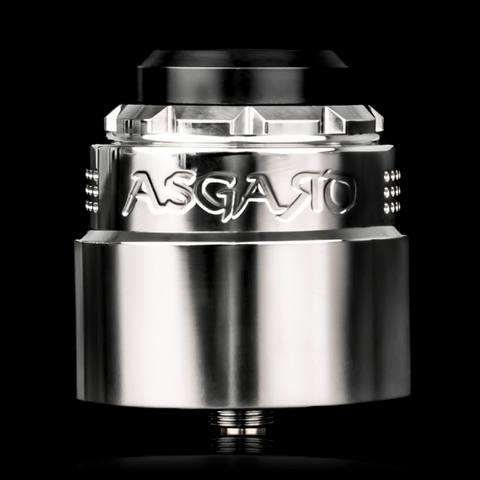 Asgard 30mm RDA by Vaperz Cloud Polished Stainless (SS Top Cap)