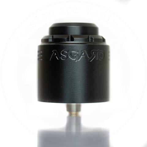 Asgard 30mm RDA by Vaperz Cloud Satin Black (Aluminium Top Cap)