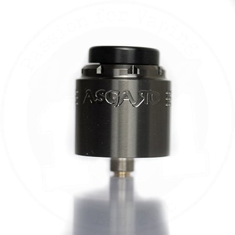 Asgard Mini 25mm RDA By Vaperz Cloud Polished Gunmetal (SS Top Cap)