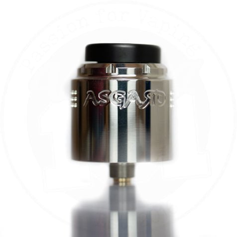 Asgard Mini 25mm RDA By Vaperz Cloud Polished Stainless (SS Top Cap)