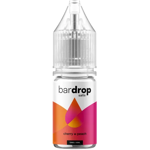 Bar Drop Salts 10ml E-Liquids Cherry Peach