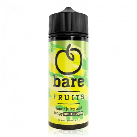 Bare Fruits 100ml Shortfill E-Liquid Sour Apple