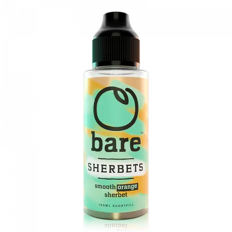 Bare Sherbets 100ml Shortfill E-Liquid Orange