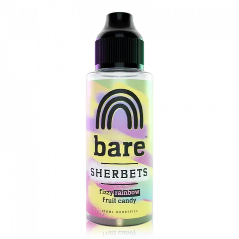 Bare Sherbets 100ml Shortfill E-Liquid Rainbow