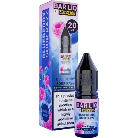 Zeus Juice Barliq Salt 10ml Nic Salt Blueberry Sour Razz