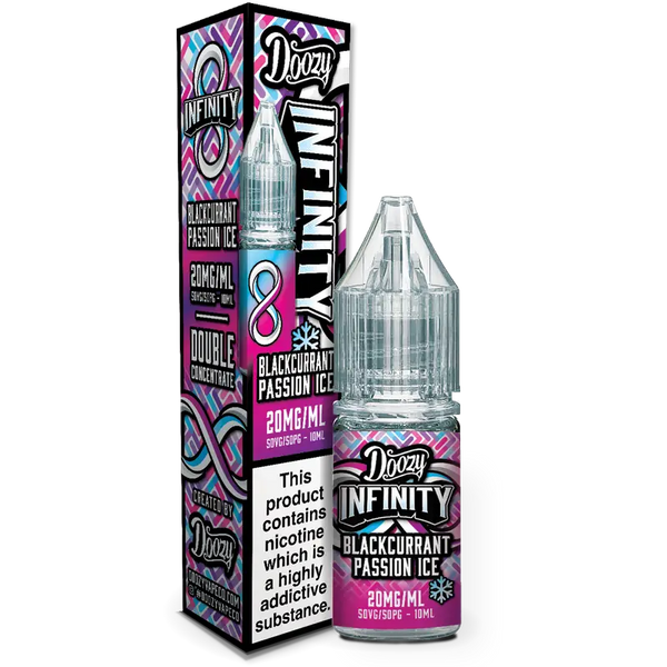Doozy Infinity Salts 10ml Nic Salts Blackcurrant Passion ice
