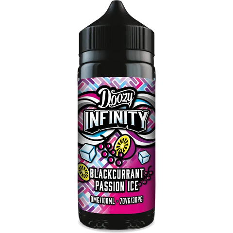 Doozy Vape Infinity 70/30 100ml Shortfill Blackcurrant Passion Ice