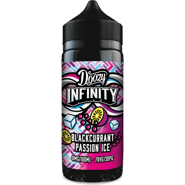 Doozy Vape Infinity 70/30 100ml Shortfill Blackcurrant Passion Ice