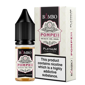 Bombo Platinum Tobaccos Pompeii 10ml Nic Salt 5mg