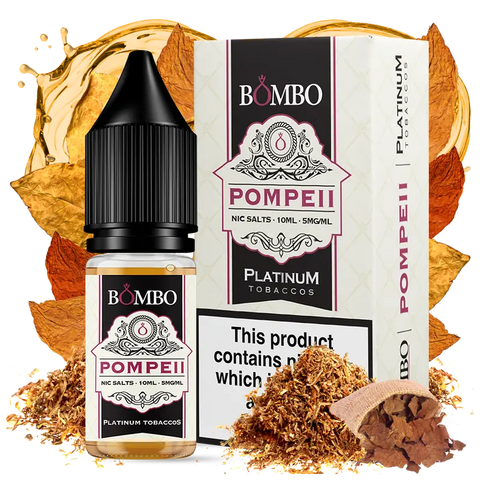 Bombo Platinum Tobaccos Pompeii 10ml Nic Salt