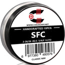 Coilology Handcrafted Coils | Staggered Fused Clapton 2-26 36 Ni80 0.27 2.5mm ID