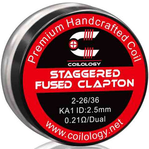 Coilology Hand Crafted Coils | Staggered Fused Clapton