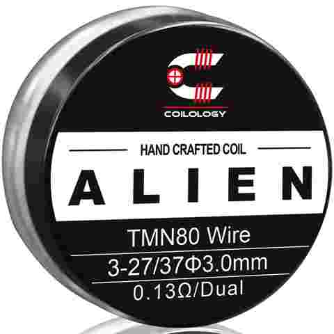 Coilology Hand Crafted Twisted Messes Alien Coil 3-27 37 0.13ohms 3mm ID