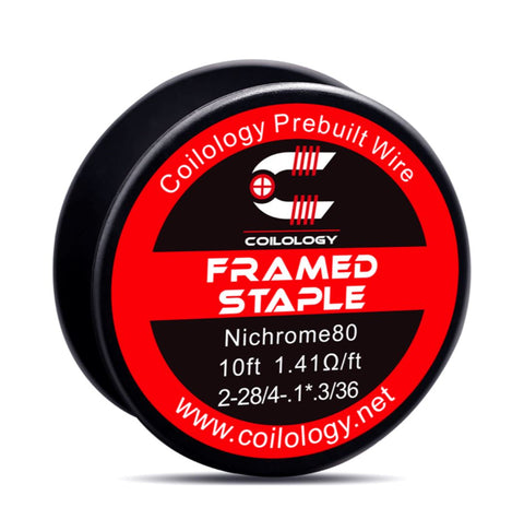 Coilology Performance DIY Resistance Wire Framed Staple 2-26 4-.1*.4 36 ni80