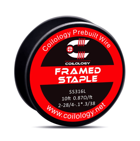 Coilology Performance DIY Resistance Wire Framed Staple 2-28 4-.1*.3 38 SS