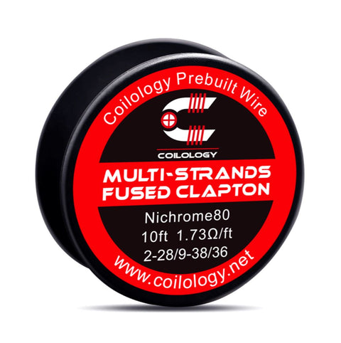 Coilology Performance DIY Resistance Wire Multi-Stranded Fused Clapton 2-28 9-38 36 ni80