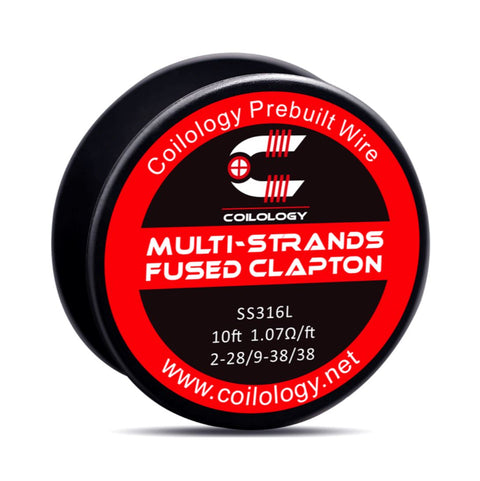 Coilology Performance DIY Resistance Wire Multi-Stranded Fused Clapton 2-28 9-38 38 SS