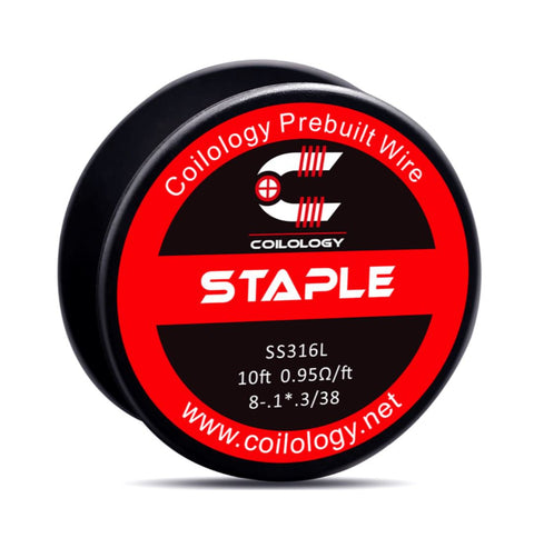 Coilology Performance DIY Resistance Wire Staple 8-.1*.3 38 SS