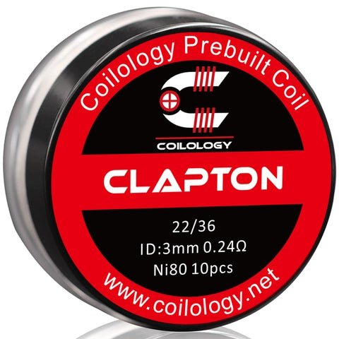 Coilology Prebuilt Performance Coils Clapton 22 36 0.24ohm ni80 3mm ID