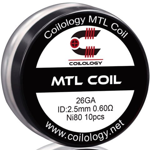 Coilology Prebuilt Performance MTL Coils Ni80 0.60ohm