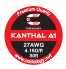 Coilology Round Wire 30ft Spools Kanthal A1 27AWG