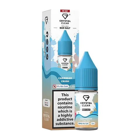 Crystal Clear Nic Salts 10ml Caribbean Crush