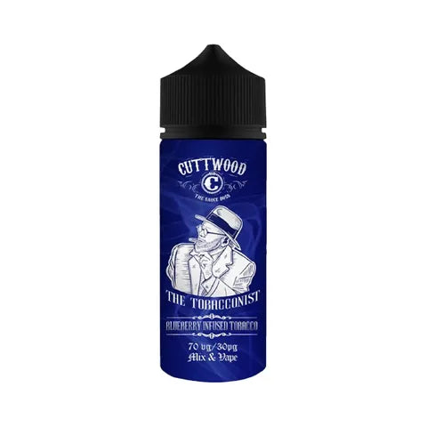 Cuttwood - The Tobacconist 100ml Shortfills Blueberry Infused Tobacco