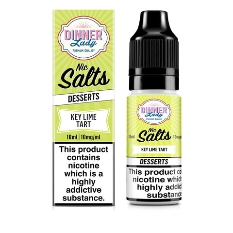 Dinner Lady Nic Salt E-Liquids Key Lime Tart