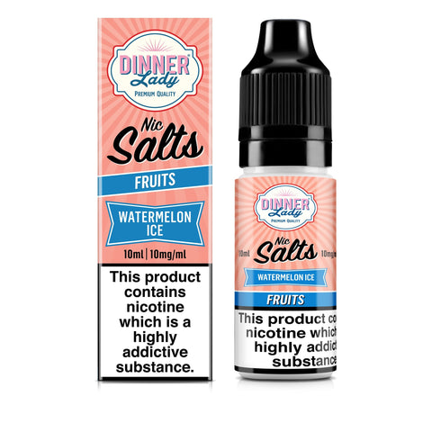 Dinner Lady Nic Salt E-Liquids Watermelon Ice