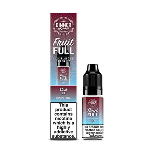 Dinner Lady Fruit Full 10ml Nicotine Salts Cola Ice