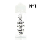 DIY'UP 120ml Chubby Empty Bottle Keep Calm