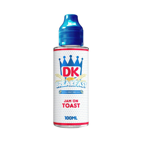 Donut King Breakfast 100ml Shortfill Jam On Toast