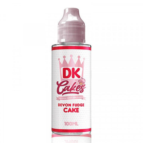 Donut King Cakes 100ml Shortfill E-Liquid Devon Fudge Cake