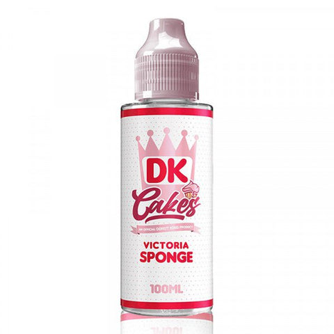Donut King Cakes 100ml Shortfill E-Liquid Victoria Sponge