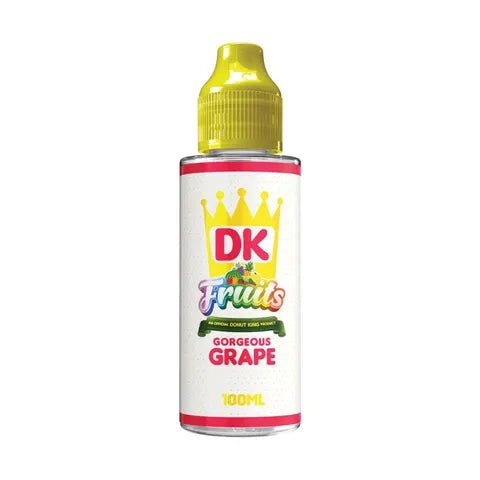 Donut King Fruits 100ml Shortfill E-Liquids Gorgeous Grape
