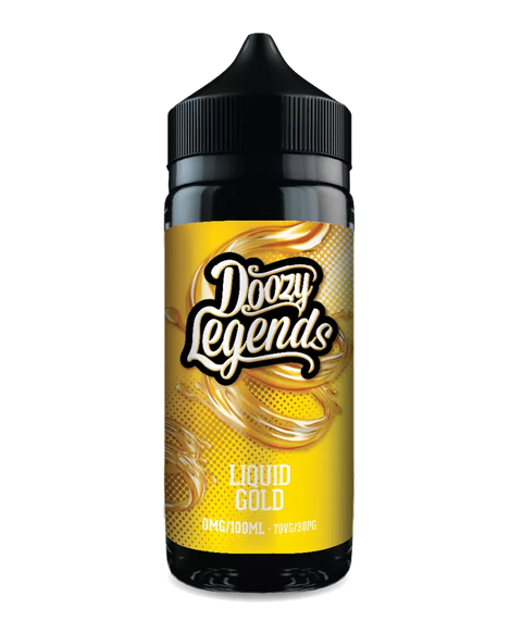 Doozy Legends 100ml Shortfill E-Liquid Liquid Gold