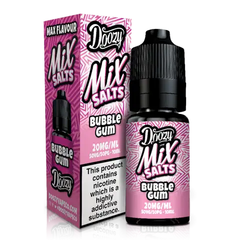 Doozy Mix Salts 10ml E-Liquids Bubblegum