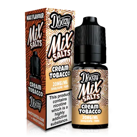Doozy Mix Salts 10ml E-Liquids Cream Tobacco