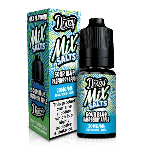 Doozy Mix Salts 10ml E-Liquids Sour Blue Raspberry Apple