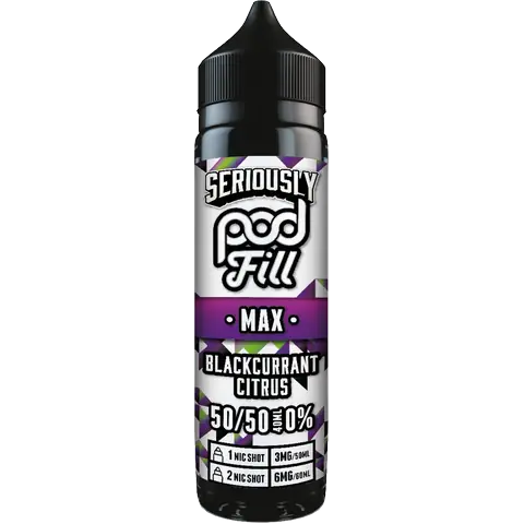 Doozy Seriously Pod Fill Max Longfill Blackcurrant Citrus