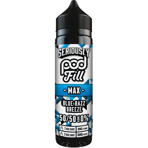 Doozy Seriously Pod Fill Max Longfill Blue Razz Breeze