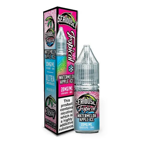 Doozy Seriously Tropical Nic Salt Vape Juice Watermelon Apple Ice